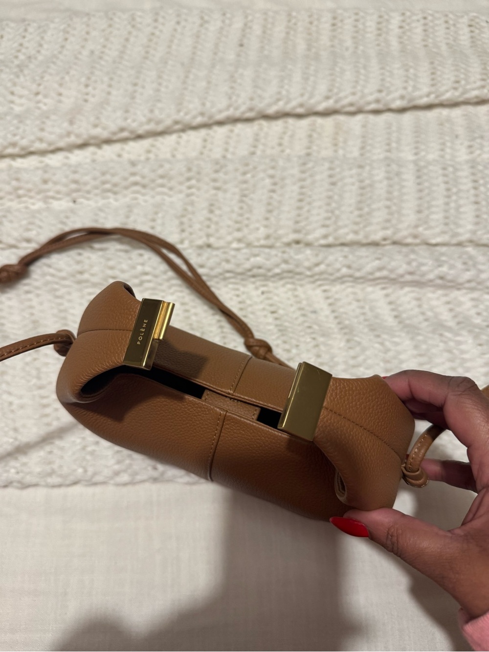 Polene Beri bag in Camel - Picture 6 of 11